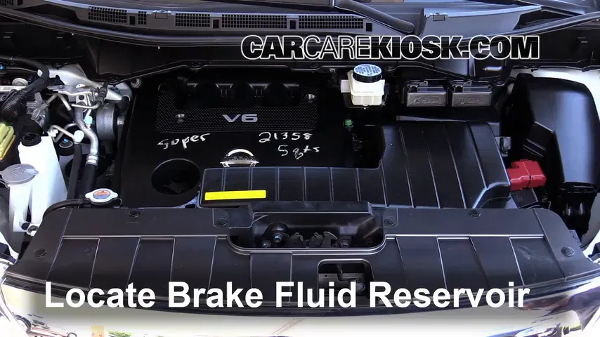 2012 Nissan Quest SV 3.5L V6 Brake Fluid